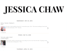 Tablet Screenshot of jessica-chaw.com